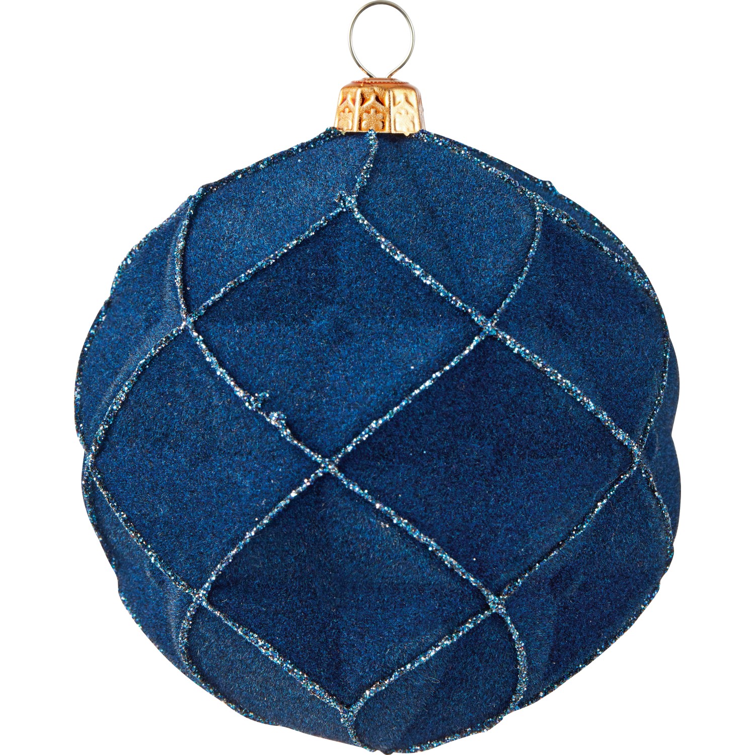 Vánoční koule, modrá, pr. 8 cm Vánoční koule, modrá, pr. 8 cm