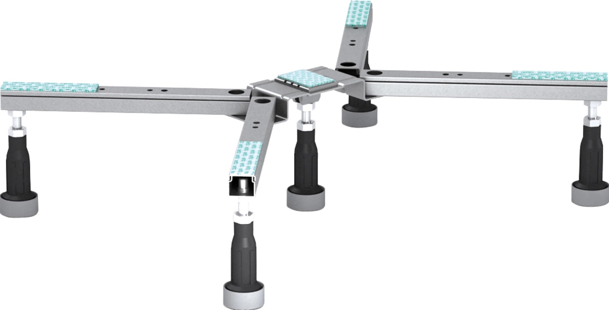 Mepa Univerzální podnožka pro sprchové vaničky BW Eco, 5dílná Mepa Univerzální podnožka pro sprchové vaničky BW Eco, 5dílná