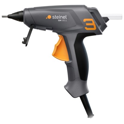 Steinel tavná pistole Gluematic 3011, šedá lepicí pistole s oranžovou spouští. Steinel tavná pistole Gluematic 3011, šedá lepicí pistole s oranžovou spouští.