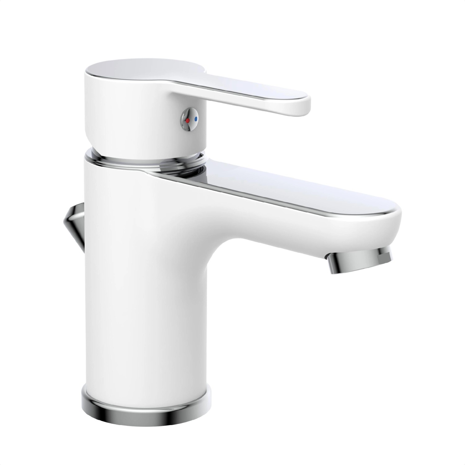 Schütte Umyvadlová baterie Diziani bílá/chromová Schütte Umyvadlová baterie Diziani bílá/chromová