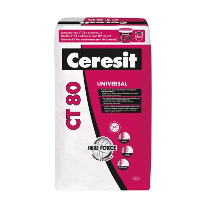 Ceresit Univerzální lepicí a stěrková malta CT 80 Universal 25 kg Ceresit Univerzální lepicí a stěrková malta CT 80 Universal 25 kg