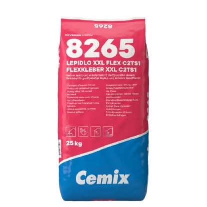 Cemix Lepidlo na obklady a dlažbu XXL Flex C2TS1 na velké formáty, 25 kg Cemix Lepidlo na obklady a dlažbu XXL Flex C2TS1 na velké formáty, 25 kg