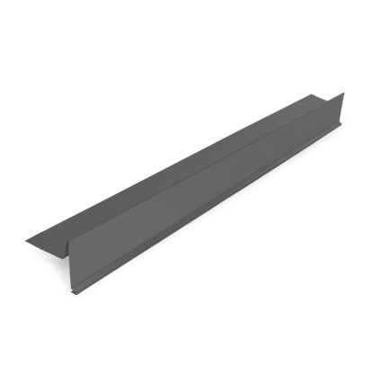 COVERNIT Štítové lemování bez vodní drážky UNI, RAL 7024 grafit 1200 mm COVERNIT Štítové lemování bez vodní drážky UNI, RAL 7024 grafit 1200 mm