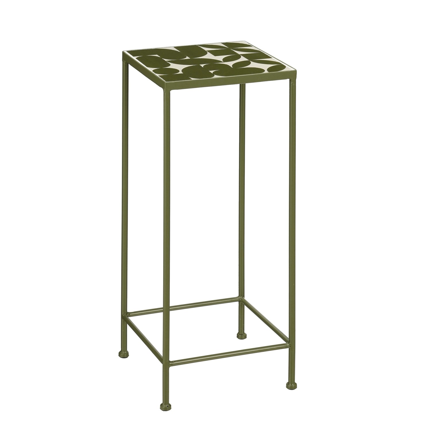 Mica Decorations Odkládací stolek Bologna, zelená, 28 x 28 x 67 cm Mica Decorations Odkládací stolek Bologna, zelená, 28 x 28 x 67 cm