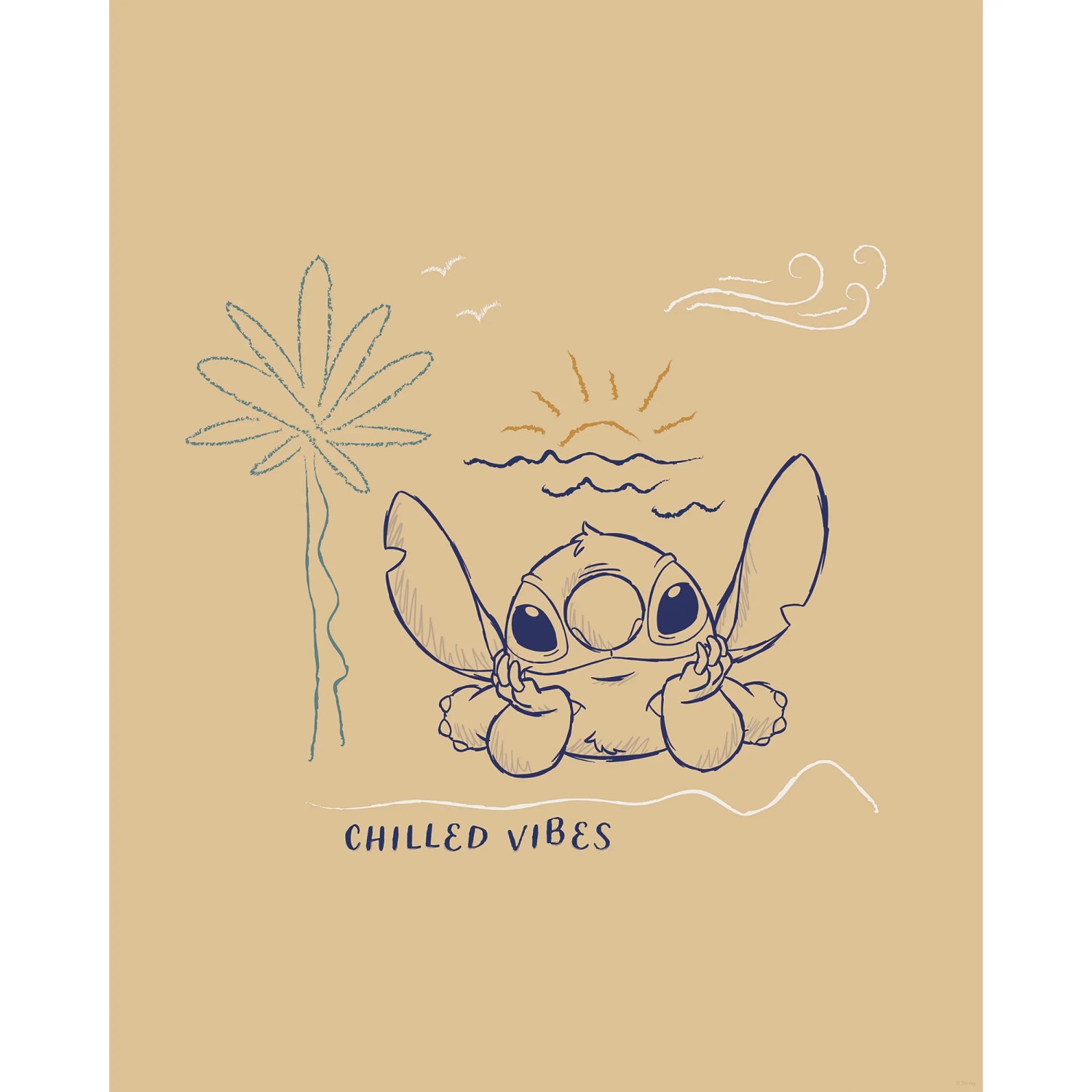Komar Plakát Disney Lilo and Stitch Chilled Vibes 40 x 50 cm Komar Plakát Disney Lilo and Stitch Chilled Vibes 40 x 50 cm