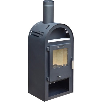 Černá dílenská kamna Magna 3.0 z oceli, 7 kW, energetická třída A. Kamna na dřevo s prosklenými dvířky. Černá dílenská kamna Magna 3.0 z oceli, 7 kW, energetická třída A. Kamna na dřevo s prosklenými dvířky.