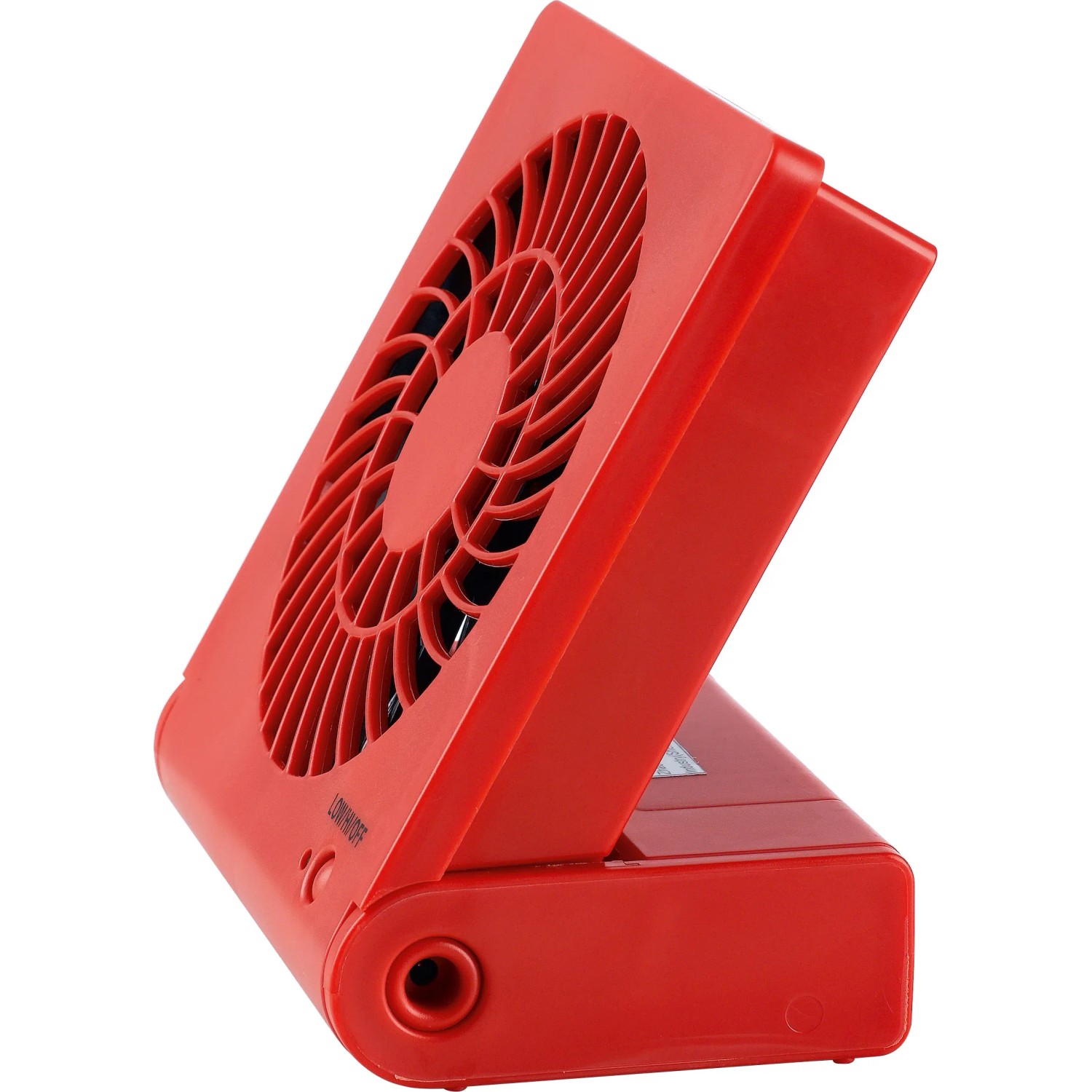 Červený USB ventilátor CMI (Ø 12 cm) na stůl nebo na cesty. Červený USB ventilátor CMI (Ø 12 cm) na stůl nebo na cesty.