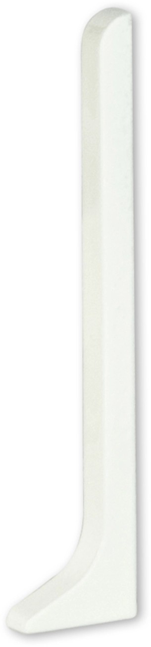 Fuchs Design Hliníkový sokl - koncovka, práškově lakovaná bílá, pravá, 6 cm Fuchs Design Hliníkový sokl - koncovka, práškově lakovaná bílá, pravá, 6 cm