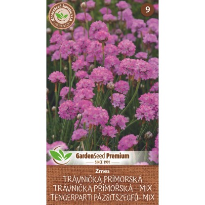 GardenSeed Premium Semínka - Trávnička přímořská -mix - směs GardenSeed Premium Semínka - Trávnička přímořská -mix - směs