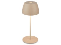 BRILONER Dobíjecí stolní lampa Serina Mini 2,5W 150lm 2700K béžová pr. 8x20 cm BRILONER Dobíjecí stolní lampa Serina Mini 2,5W 150lm 2700K béžová pr. 8x20 cm
