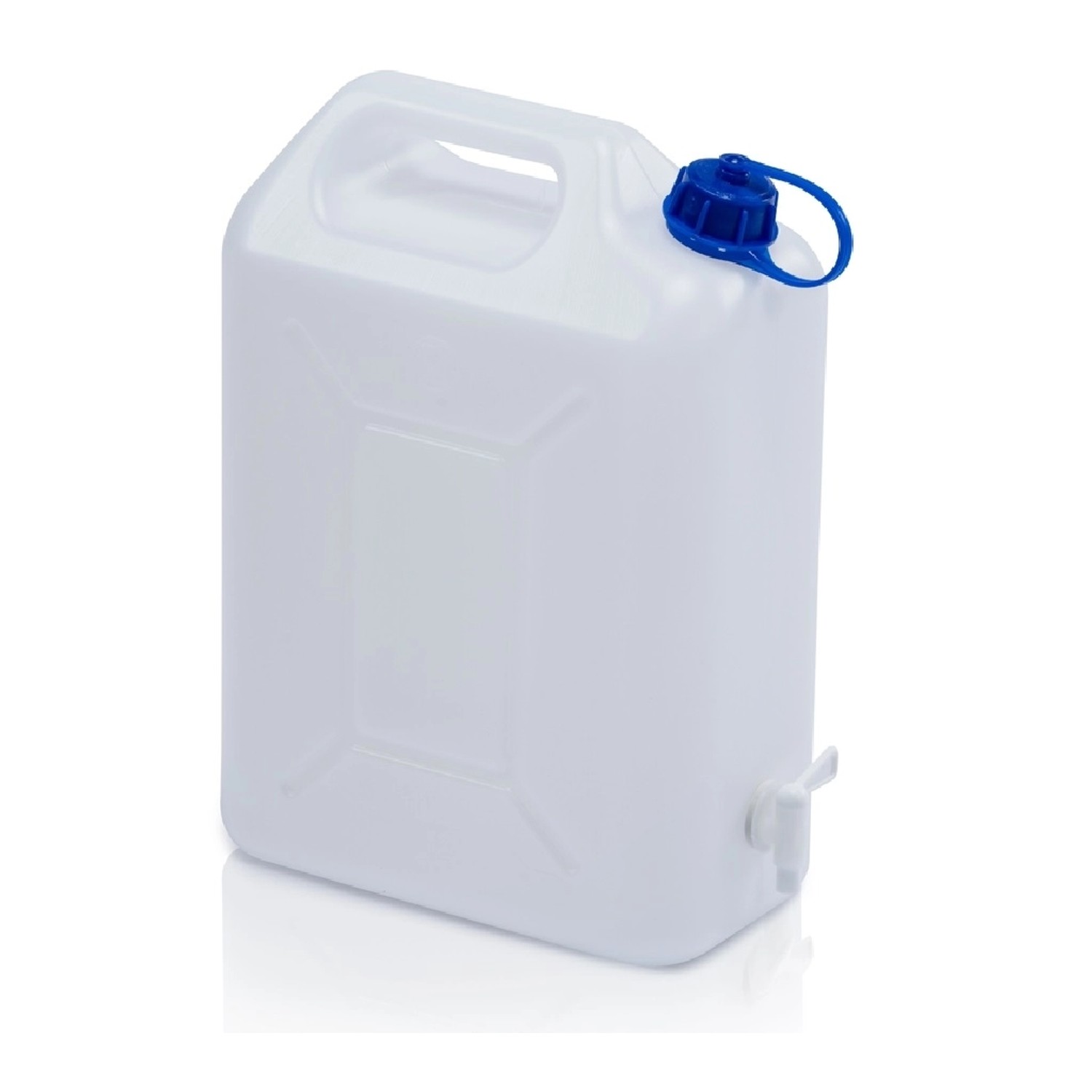 TBA Plastový kanystr s kohoutkem, 10 l, 27,2 x 14,4 x 38 cm