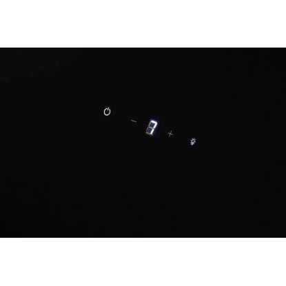 Dotykový ovládací panel černé šikmé digestoře Respekta Lora 80 cm.