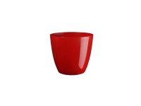 Gardenico Květináč Ella gloss Xmas červený pr. 13 x 11,5 cm
