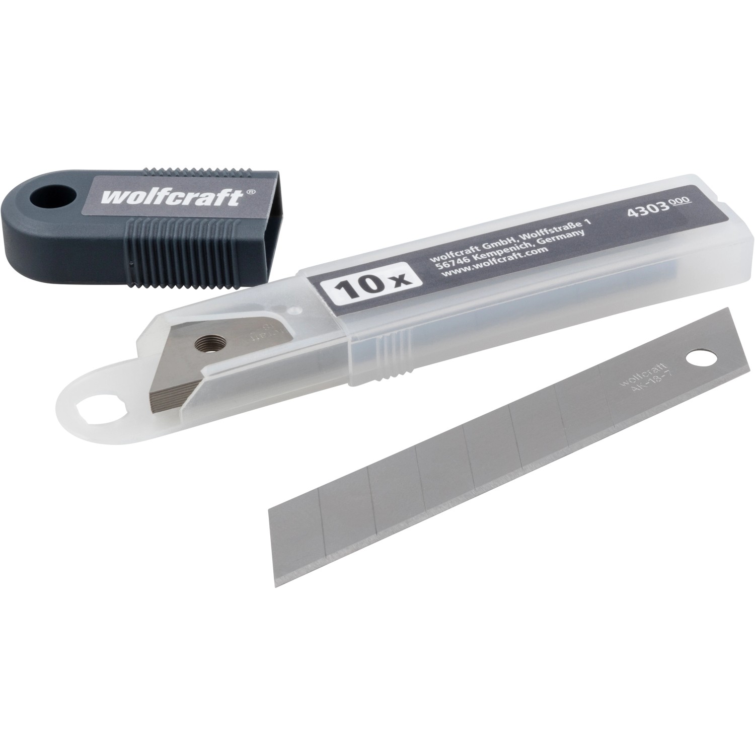 Wolfcraft Profesionální odlamovací čepele, 10 ks, 18 mm