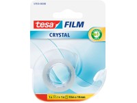 tesa Kancelářská lepicí páska tesafilm CRYSTAL s odvíječem, 10 m x 19 mm