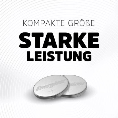 Dvě lithiové knoflíkové baterie Energizer CR2032 v balení po 2 kusech.