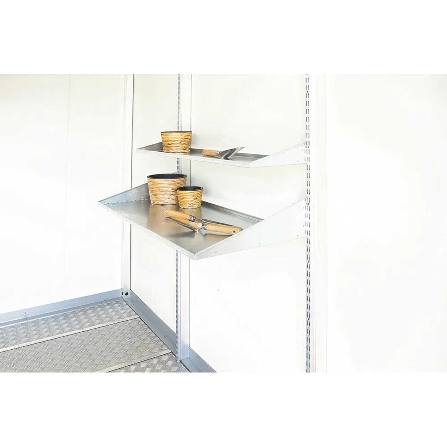 Biohort Sada polic pro všechny domky CasaNova do rohu 2 ks, 43,5 x 93 cm