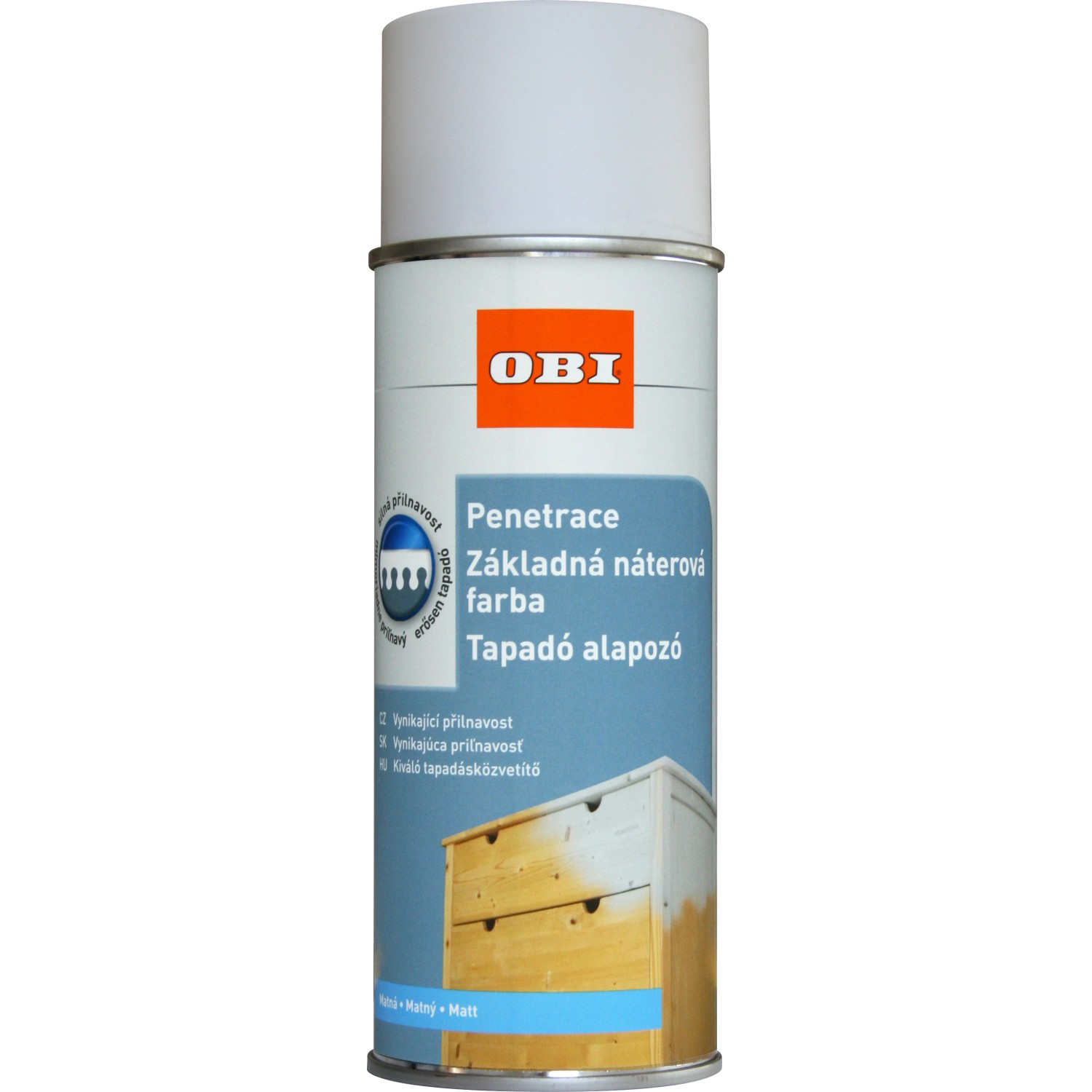 OBI Sprej základový bílý 400 ml