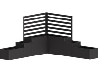 Biohort Vyvýšený záhon DaVinci 1 tmavě šedý 299,5 x 299,5 x 168 cm