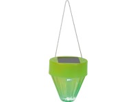 LED solární svítidlo mini lucerna zelená