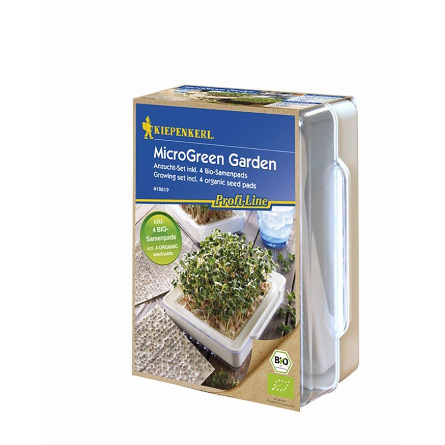 Kiepenkerl Sada na klíčení MicroGreen Garden se 2 bio podložkami