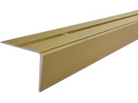 Arcansas Schodová lišta DECORGRALL alu zlatá elox 24,5 x 10 x 2000 mm Arcansas Schodová lišta DECORGRALL alu zlatá elox 24,5 x 10 x 2000 mm