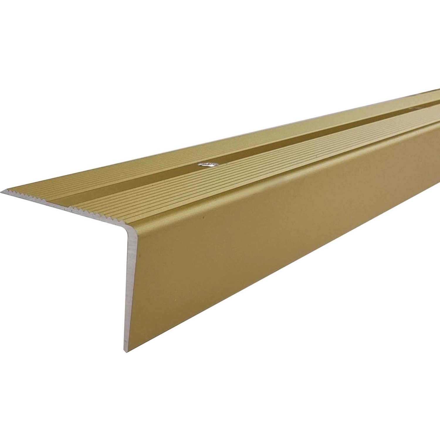 Arcansas Schodová lišta DECORGRALL alu zlatá elox 24,5 x 10 x 2000 mm