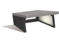 Biohort Garáž Charly 2 pro robotickou sekačku tmavě šedá, 78 x 90 x 49 cm