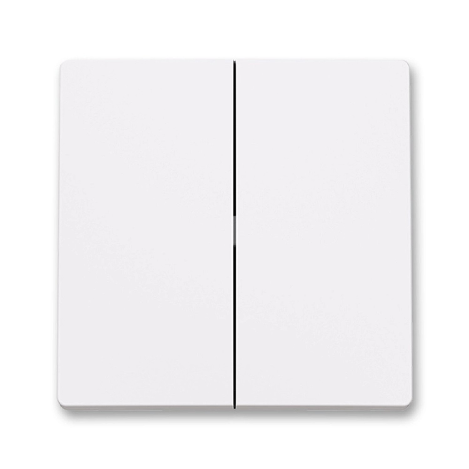 Kryt spínač dvojitý ABB Zoni matná bílá