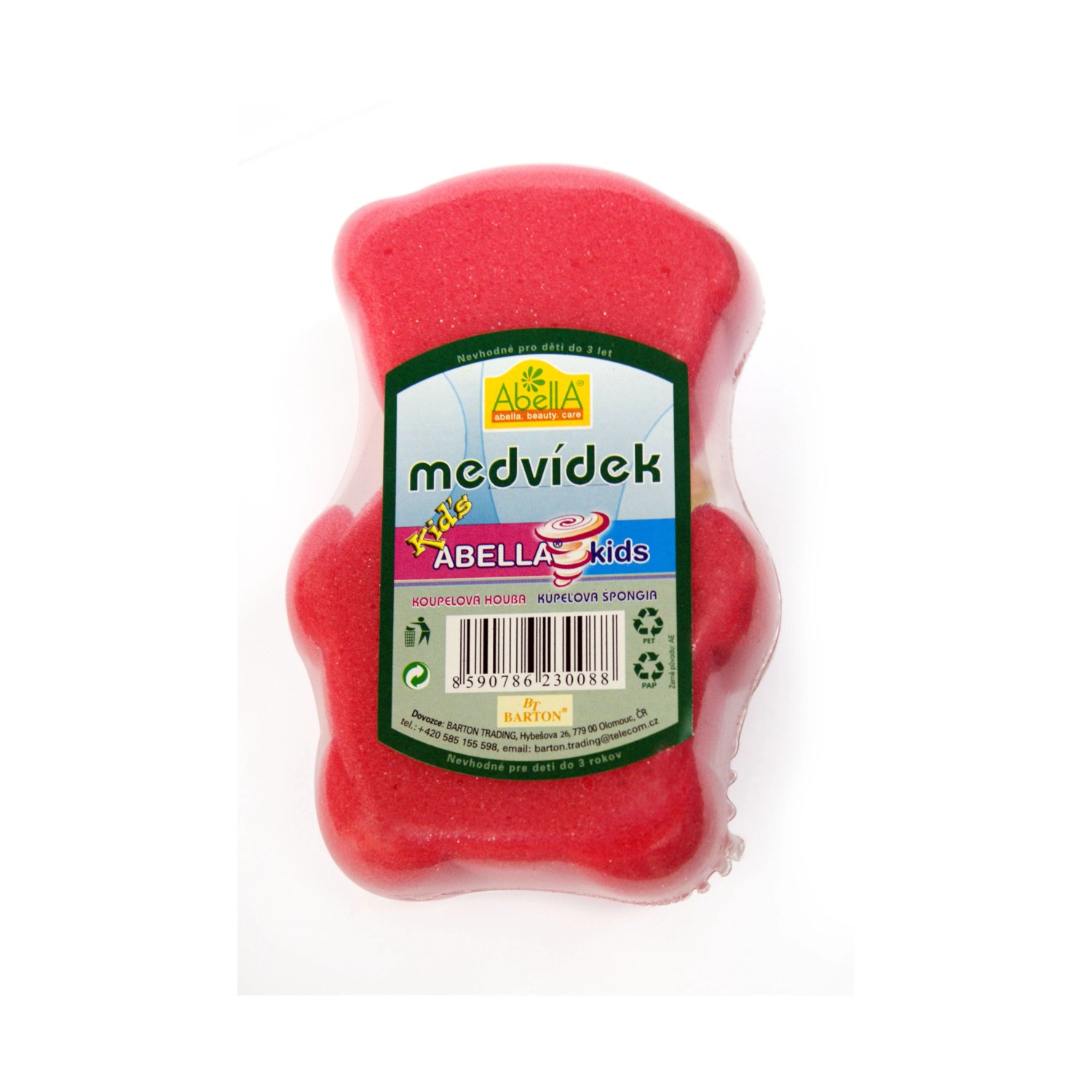 AbellA Houba koupelová dětská medvídek 12 x 5 x 7 cm