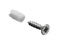 Upevňovací šroub pr. 3,5 x 16 mm s rozpěrným pouzdrem pr. 5 x 9 mm, blistr 40 ks