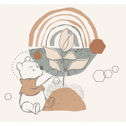 Komar Vliesová fototapeta Medvídek Pú - Grow 300 x 280 cm