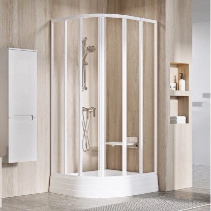 RAVAK Sprchový kout Supernova SKKP6 80x80 185 bílá + transparent