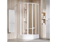 RAVAK Sprchový kout Supernova SKKP6 80x80 185 bílá + transparent