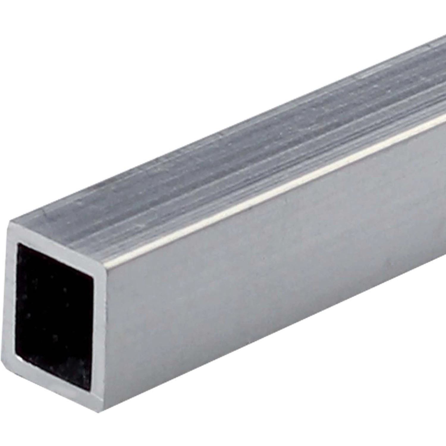 Arcansas Hranatá trubka z přírodního hliníku 15 x 15 x 1000 mm