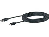 Schwaiger Připojovací kabel USB Micro 2.0 černý 1 m