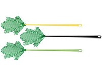 Fackelmann Plácačka na mouchy s motivem žáby, různé barvy, 47 cm