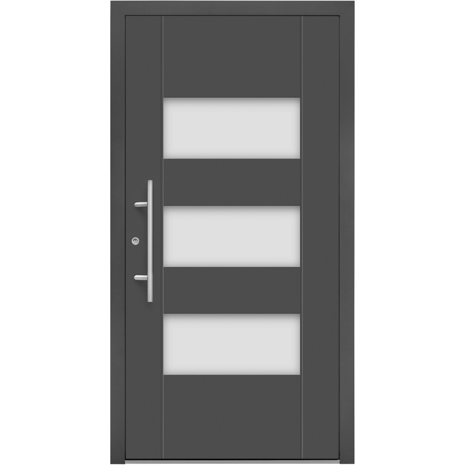 Splendoor Hliníkové vchodové dveře Moderno M500/P, antracitová metalíza, 110 L