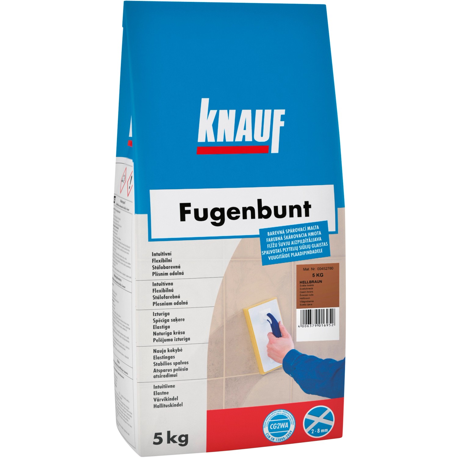 Spárovací hmota Knauf Fugenbunt hellbraun 5 kg