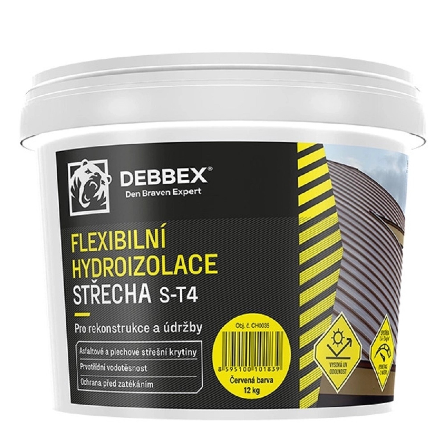 Den Braven Flexibilní hydroizolace Střecha S-T4 červenohnědá 5 kg