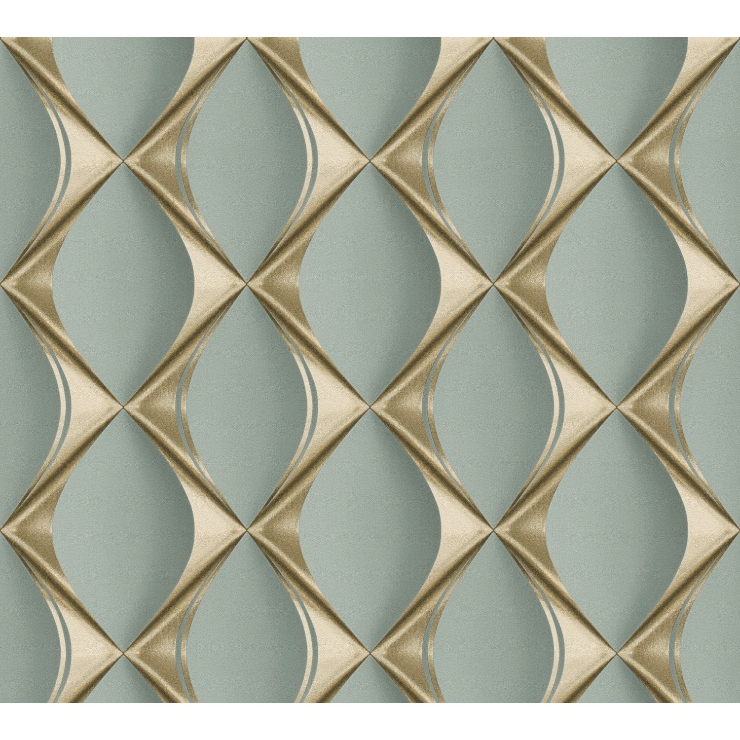 A. S. Creation Vliesová tapeta My Home My Spa Abstrakt eukalyptově zelené