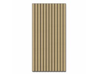 Denpanels Akustický panel FOILED dub hnědý černá plsť 120 x 60 x 1,9 cm