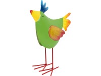 Dekorativní figurka Papoušek zelený 24 x 26 cm