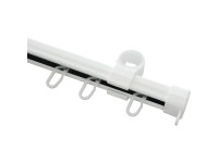 Gardinia U kolejnička kov bílá 110 cm