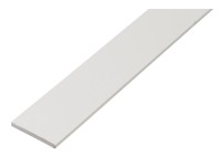 Plochá tyč bílá 2 mm x 20 mm x 1000 mm