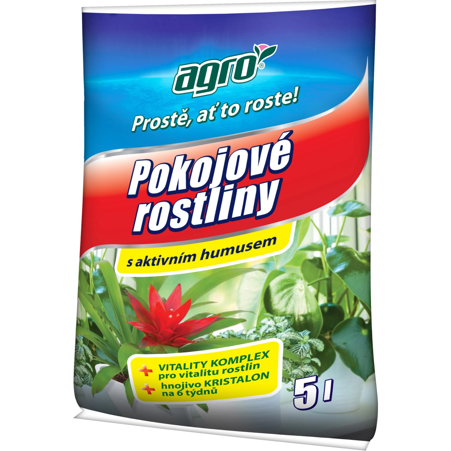 AGRO substrát pokojové rostliny 5 l