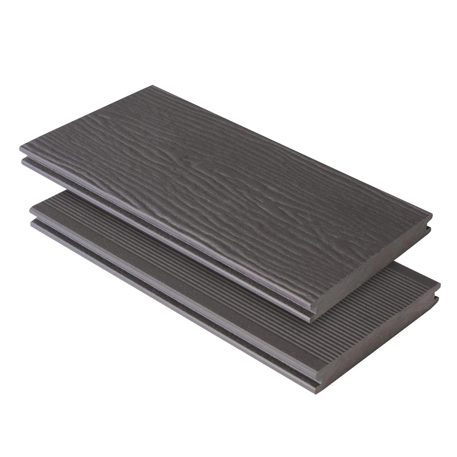 KOVALEX Terasové prkno WPC STRUKTURO vzhl.dřeva, plné šedo-hnědé 20x145x3000mm