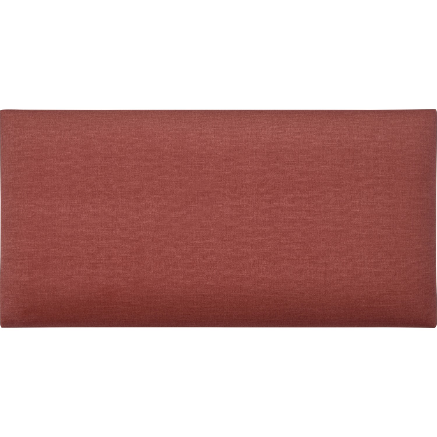 Nástěnný polstr obdélník 60 cm x 30 cm barva terakoty sametový