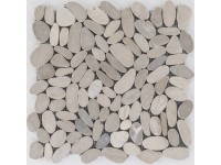 Euro Stone Kamenná mozaika Kiesel Tan Flat 30,5 x 30,5 cm