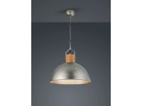 Trio Stropní svítidlo Delhi starožitný nikl 1bodové vintage E27